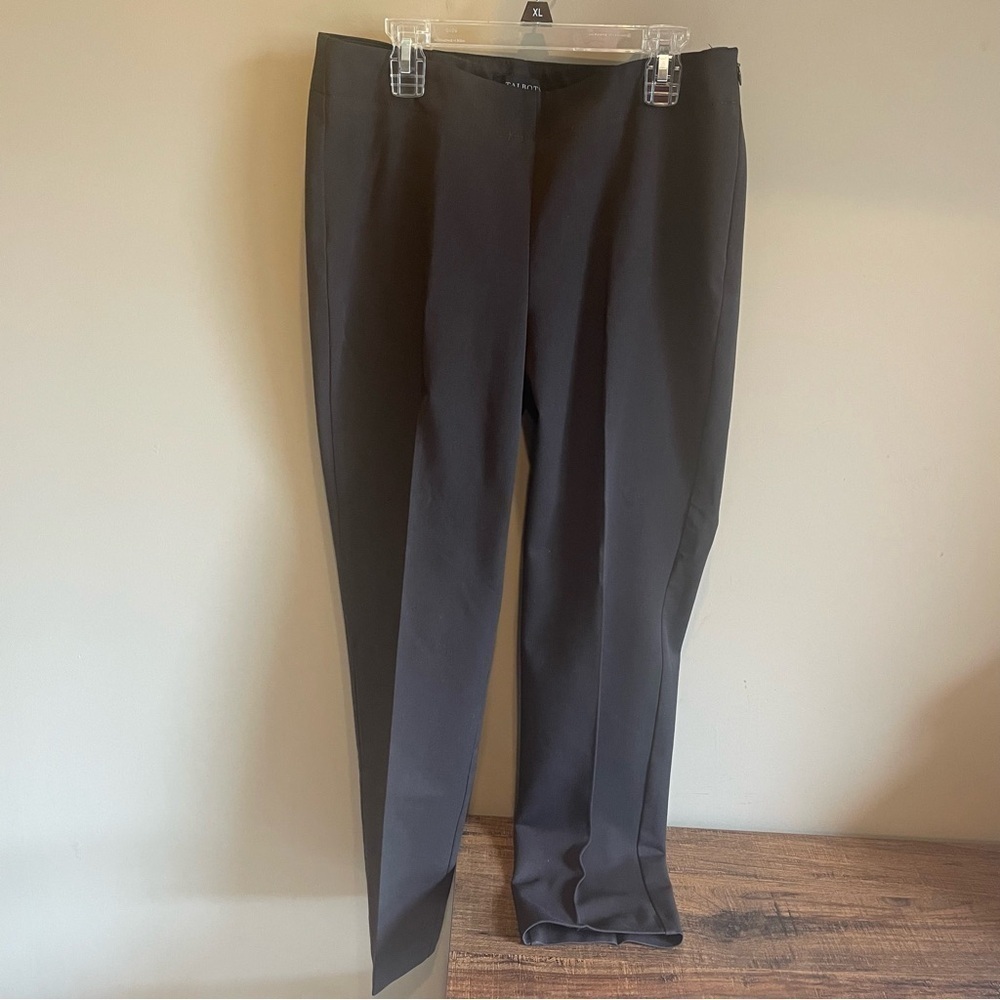 Talbots Heritage Fit Chocolate Brown Pants Trousers Size 6 Petite